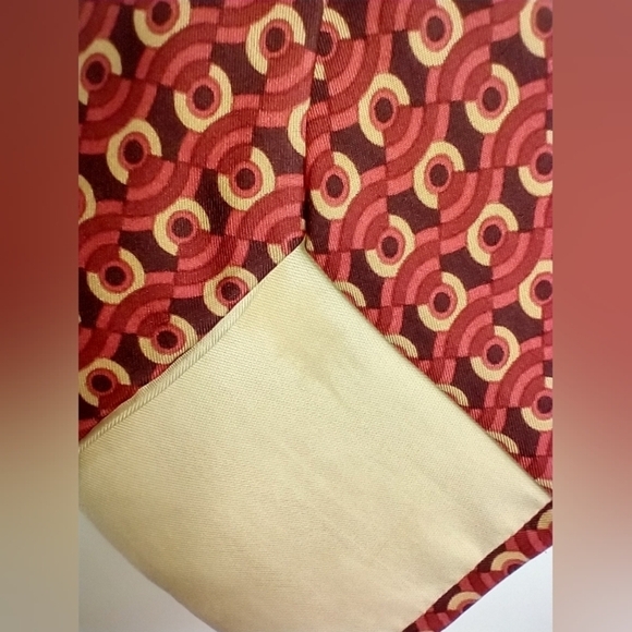 VINTAGE HERMES 296 MA SILK TIE - Picture 6 of 6